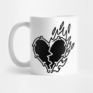 broken hearted Mug